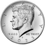 2023 Kennedy Half Dollar Uncirculated Obverse Philadelphia