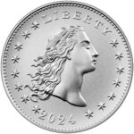 2024 230th Anniversary Flowing Hair Silver Medal Obverse